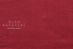 Kobayashi solid double gauze - red