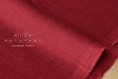 Kobayashi solid double gauze - red