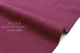 Japanese Fabric 100% brushed linen - berry - 50cm