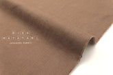 Japanese Fabric 100% brushed linen - cocoa - 50cm
