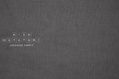 Japanese Fabric 100% brushed linen - grey - 50cm