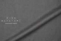 Japanese Fabric 100% brushed linen - grey - 50cm