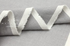 Japanese Fabric Yarn Dyed Textured Linen Blend - grey - 50cm