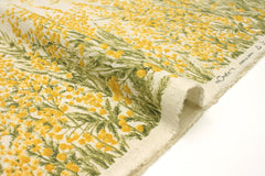 Japanese Fabric Mimosa Border - 50cm