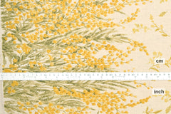 Japanese Fabric Mimosa Border - 50cm