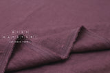 Japanese Fabric 100% washed linen - mauve -  50cm