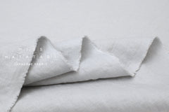 Japanese Fabric 100% washed linen - light grey - 50cm