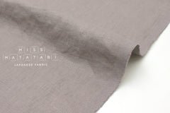 Japanese Fabric 100% washed linen - taupe - 50cm