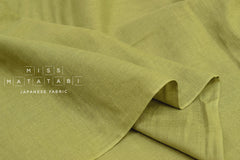 Japanese Fabric - Kobayashi solid double gauze - pistachio - 50cm