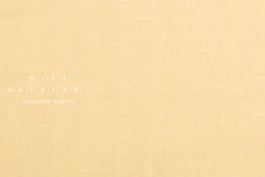 Japanese Fabric - Kobayashi solid double gauze - pale butter yellow - 50cm