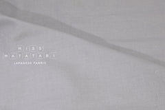 Japanese Fabric - Kobayashi solid double gauze - light taupe grey - 50cm