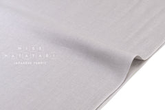 Japanese Fabric - Kobayashi solid double gauze - light taupe grey - 50cm