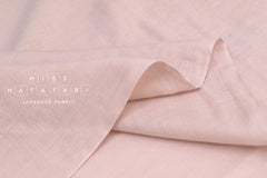 Japanese Fabric - Kobayashi solid double gauze - pale light pink - 50cm