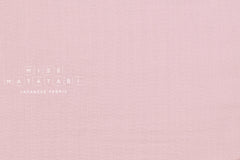 Japanese Fabric - Kobayashi solid double gauze - pale light pink - 50cm