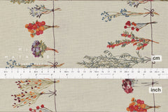 Japanese Fabric Dried Flowers - sage green - 50cm