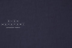 Japanese Fabric Rayon Twill - dark navy blue - 50cm