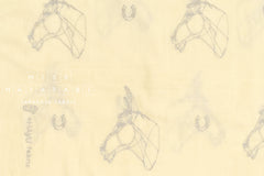 Japanese Fabric Kokka +HAyU Horse - A - 50cm