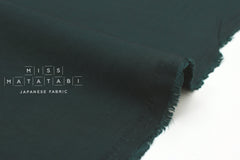 Japanese Fabric Rayon Twill - forest green - 50cm