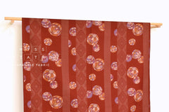 Japanese Fabric Temari dobby - rust - 50cm