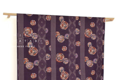 Japanese Fabric Temari dobby - purple - 50cm