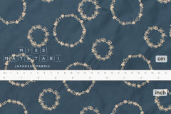 Japanese Fabric Flower Garland Embroidered Nylon - C - 50cm