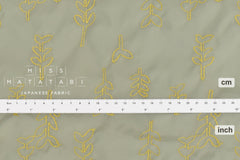 Japanese Fabric Seedling Embroidered Nylon - A - 50cm