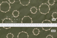 Japanese Fabric Flower Garland Embroidered Nylon - B - 50cm