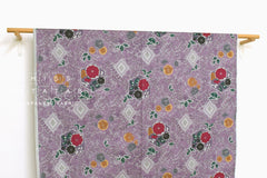 Japanese Fabric Tsujigahana Hexagons - E - 50cm