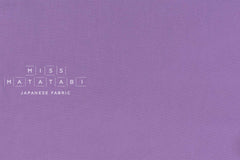 Japanese Fabric Quilting Cotton Solids - purple - 50cm