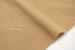 Japanese Fabric Washed Linen Blend Solids - 24 - 50cm