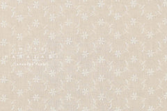 Japanese Fabric Embroidered Floral Eyelet - A - 50cm