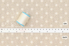 Japanese Fabric Embroidered Floral Eyelet - C - 50cm