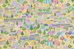 Japanese Fabric City - A - 50cm