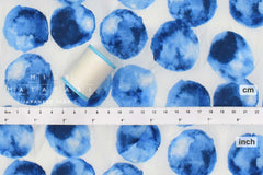 Japanese Fabric Spots Plisse Lawn - B - 50cm