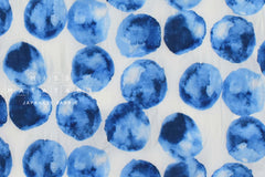 Japanese Fabric Spots Plisse Lawn - B - 50cm