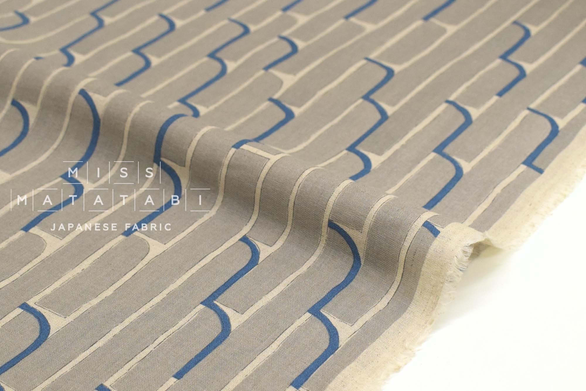 Japanese Fabric Deco Linen Blend - C - 50cm