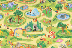 Japanese Fabric Funny Zoo - A - 50cm