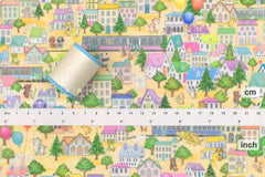 Japanese Fabric City - A - 50cm