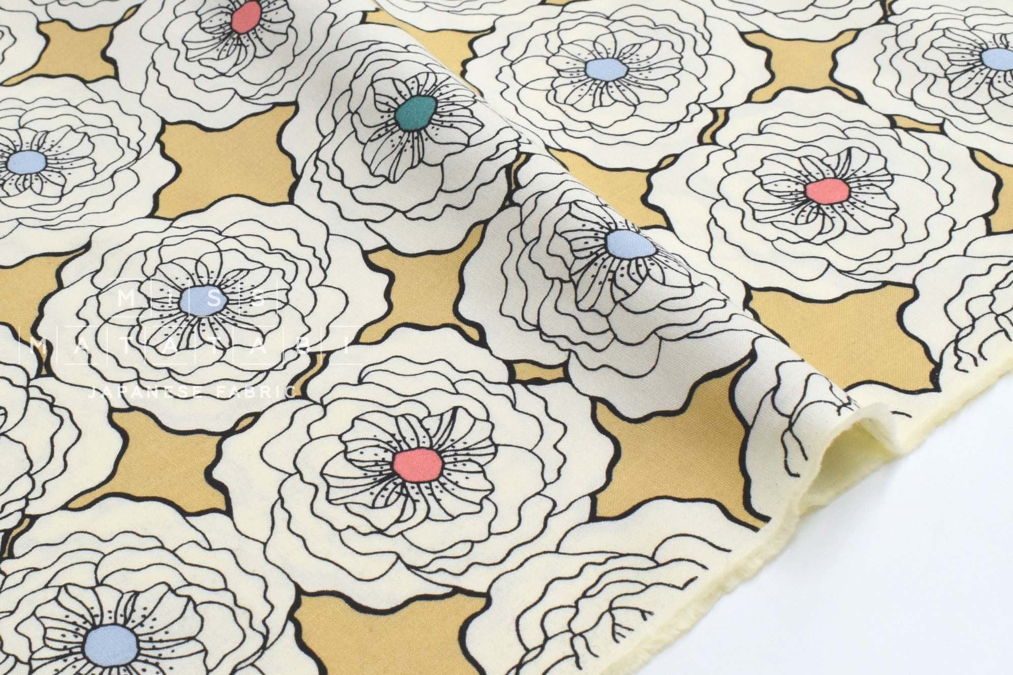 Japanese Fabric Adele - D - 50cm