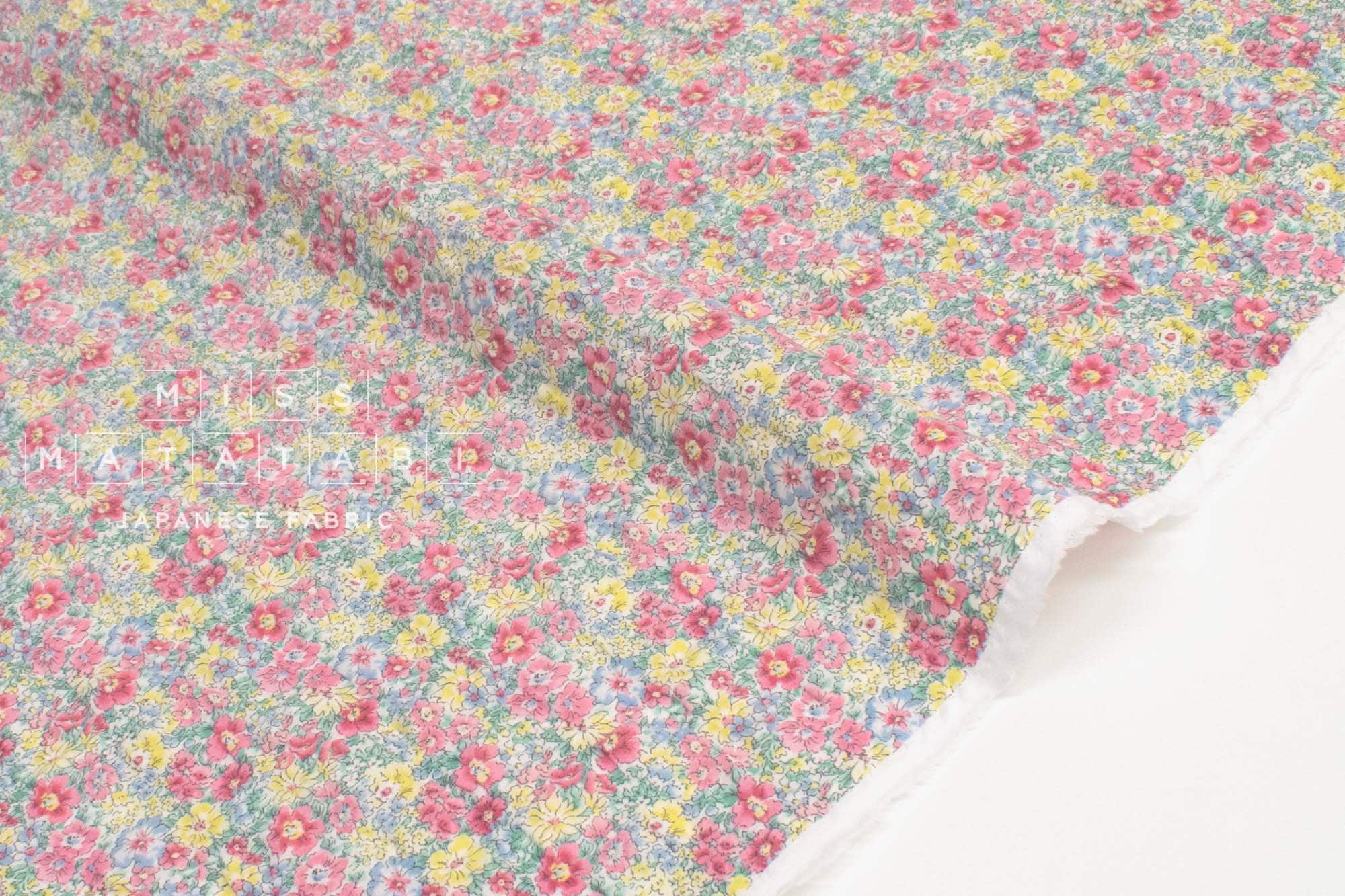Japanese Fabric Mai Seersucker Lawn - B - 50cm
