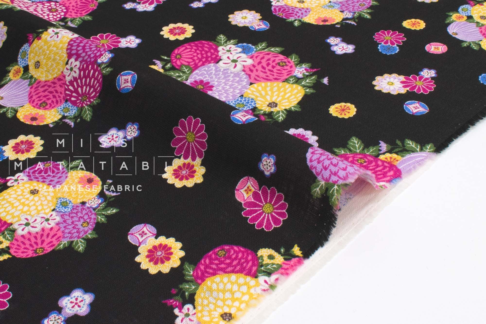 Japanese Fabric Kokka Miyabi II - D - 50cm