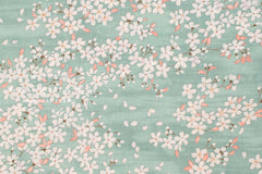 Japanese Fabric Sakura Watercolor - C - 50cm