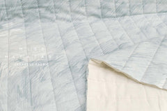 Nani Iro Kokka Japanese Fabric Good sign Quilted Linen Blend - B - 50cm