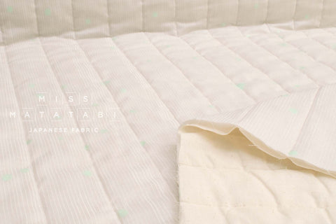Nani Iro Kokka Japanese Fabric poesia visual Quilted Double Gauze - B - 50cm