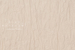 Japanese Fabric Shokunin Collection Sun-Dried Embroidered Cotton Batiste Carmella - cream - 50cm