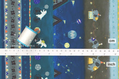 Japanese Fabric Circus Dream - F1 - 50cm