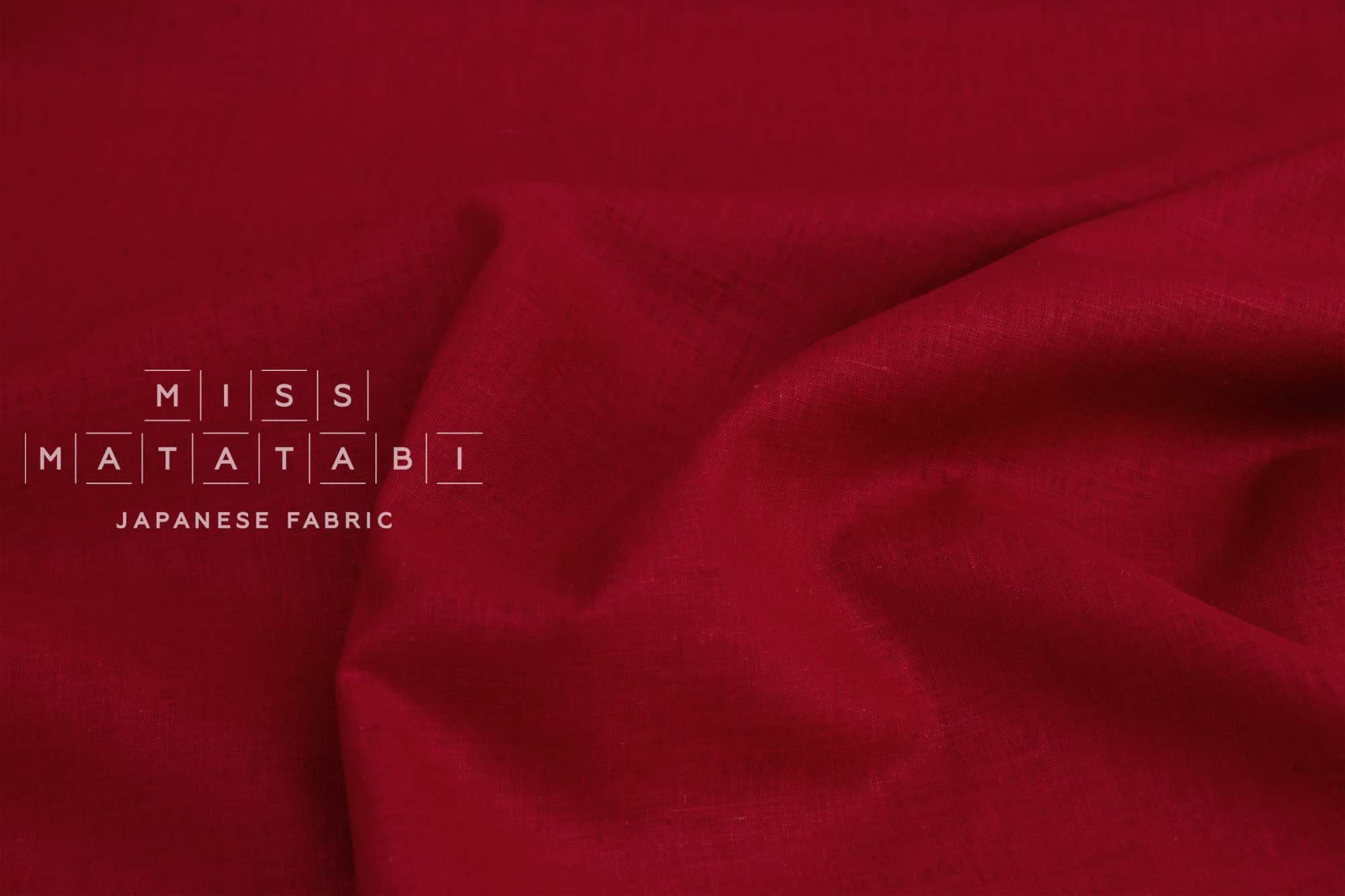 Japanese Fabric Soft Linen Blend Solids - C - 50cm