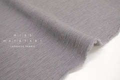 Japanese Fabric Shokunin Collection Hand-Dyed Sun-Dried Crepe - taupe grey - 50cm