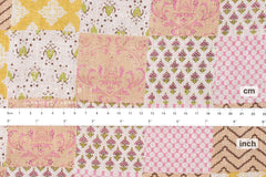 Hand Printed Indian Cotton Voile - G1 - 50cm