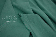 Japanese Fabric Shokunin Collection Hand-Dyed Sun-Dried Canvas - green - 50cm